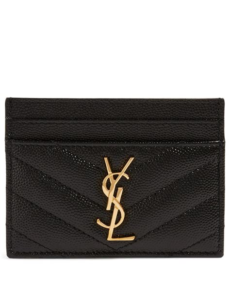 ysl cardholder black